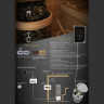 Электрическая печь SAWO ARIES (7,5 кВт, без пульта, нержавейка, встроен. блок мощности, угловая) ARI3-75Ni2-CNR-P